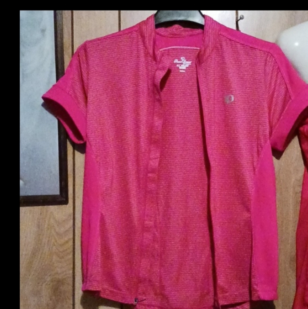 Pearl Izumi Hot Pink Short Sleeve Cycling Jersey